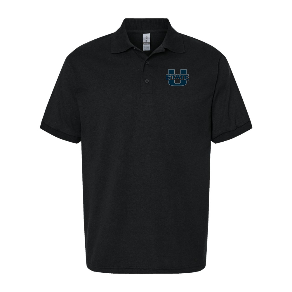Men's Utah State Aggies Gildan Dry Blend Jersey Polo